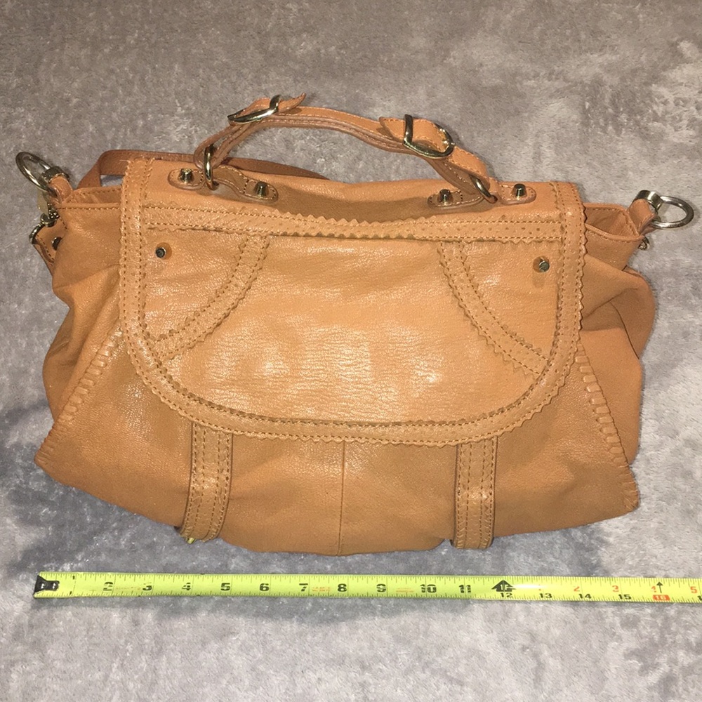 Treesje Genuine Leather Large Convertible Hobo Bag